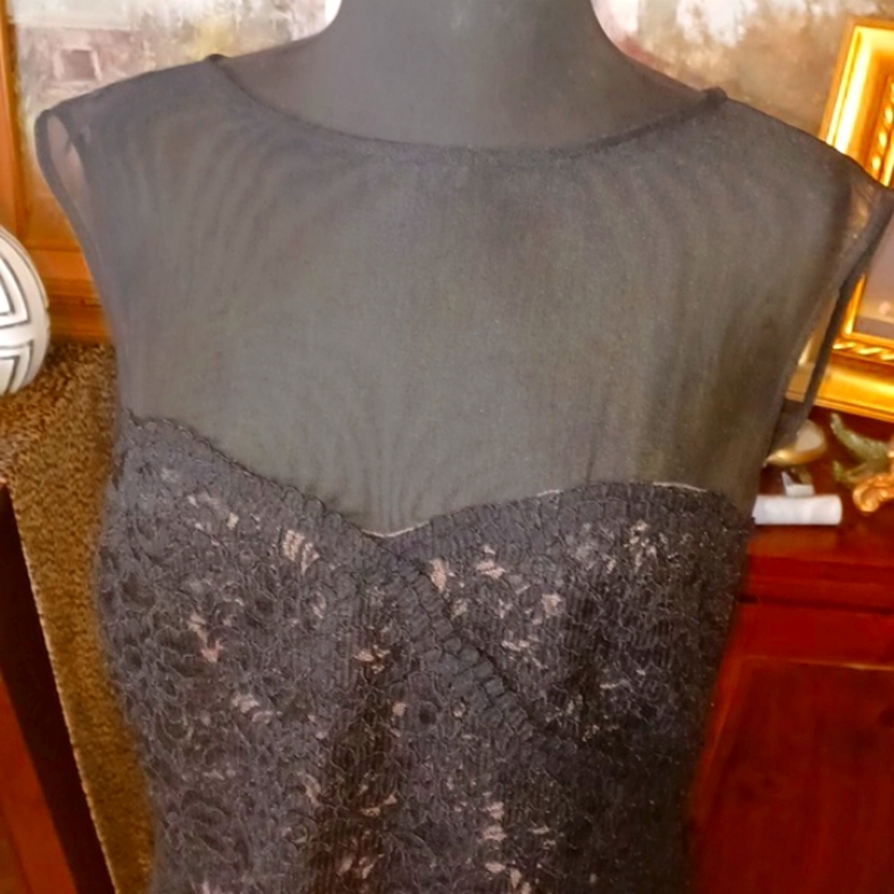 Ralph Lauren Black Lace Dress - Picture 2 of 8